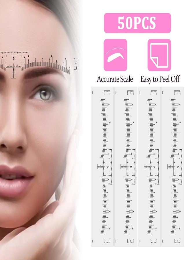 ATOMUS Brow Mapping Kit with 10m Pink & White Mapping String 20g White & Pink Brow Paste 50pcs Eyebrow Ruler Stickers 2 Brow Brushes 2pcs Eyebrow Pencil 1pc Sharpener 10pcs Blades - Image 5